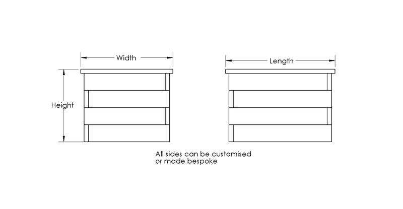 Heavy Duty Planter drawing