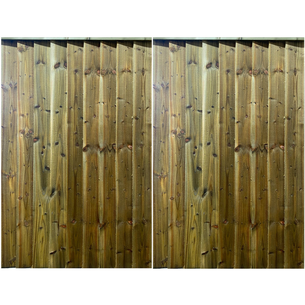 Pair Of Featheredge Shebbear Style wooden Entrance Gates