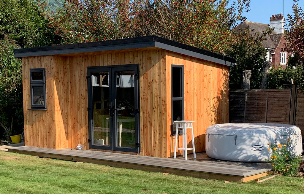 Larch Cladded Summerhouse 