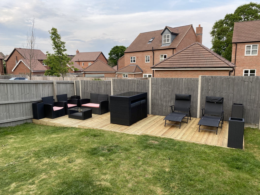 Ruby UK Pressure Treated Redwood Decking Boards