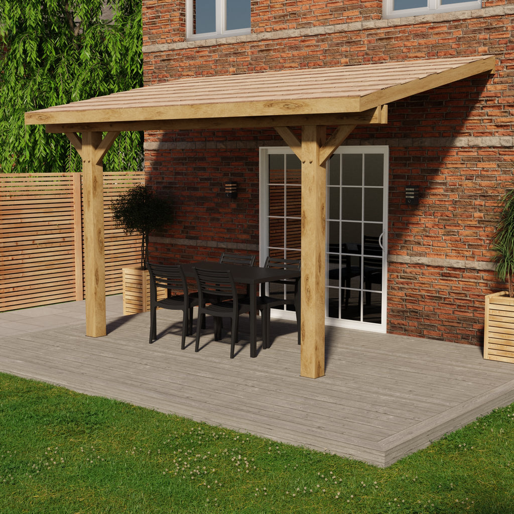 Premium Pergola Kit | Hot Tub Shelter | Cedar Shingle Roof