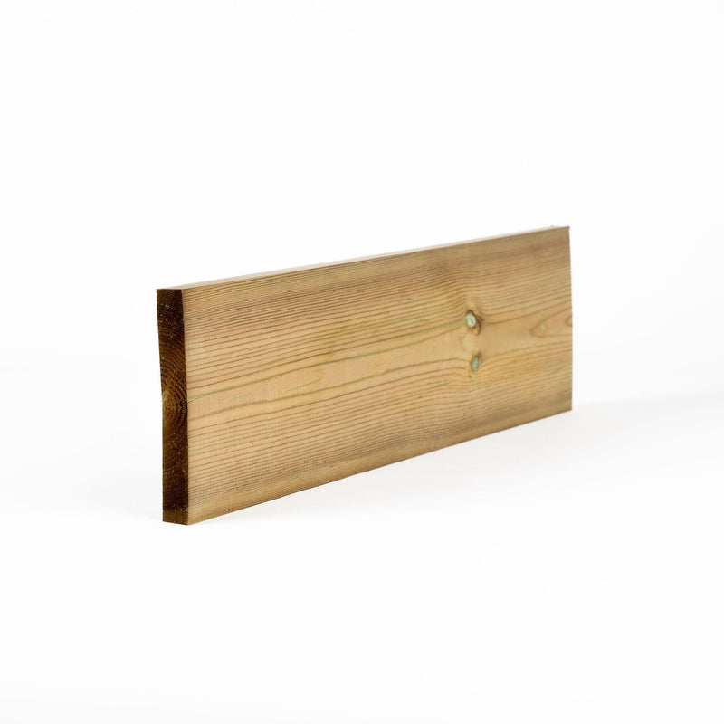 6" x 1" Treated Planed Square Edge