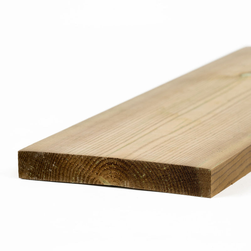6" x 1" Treated Planed Square Edge