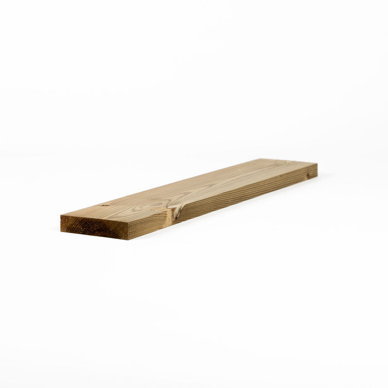 4" x 1" Treated Planed Square Edge