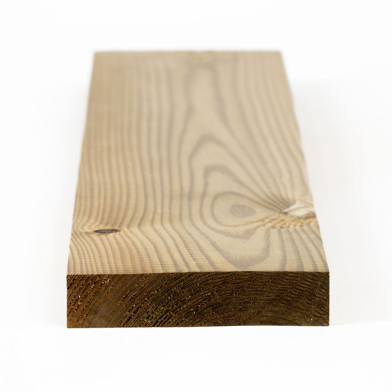 4" x 1" Treated Planed Square Edge