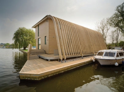 Accoya cladding installation showing modern architectural application