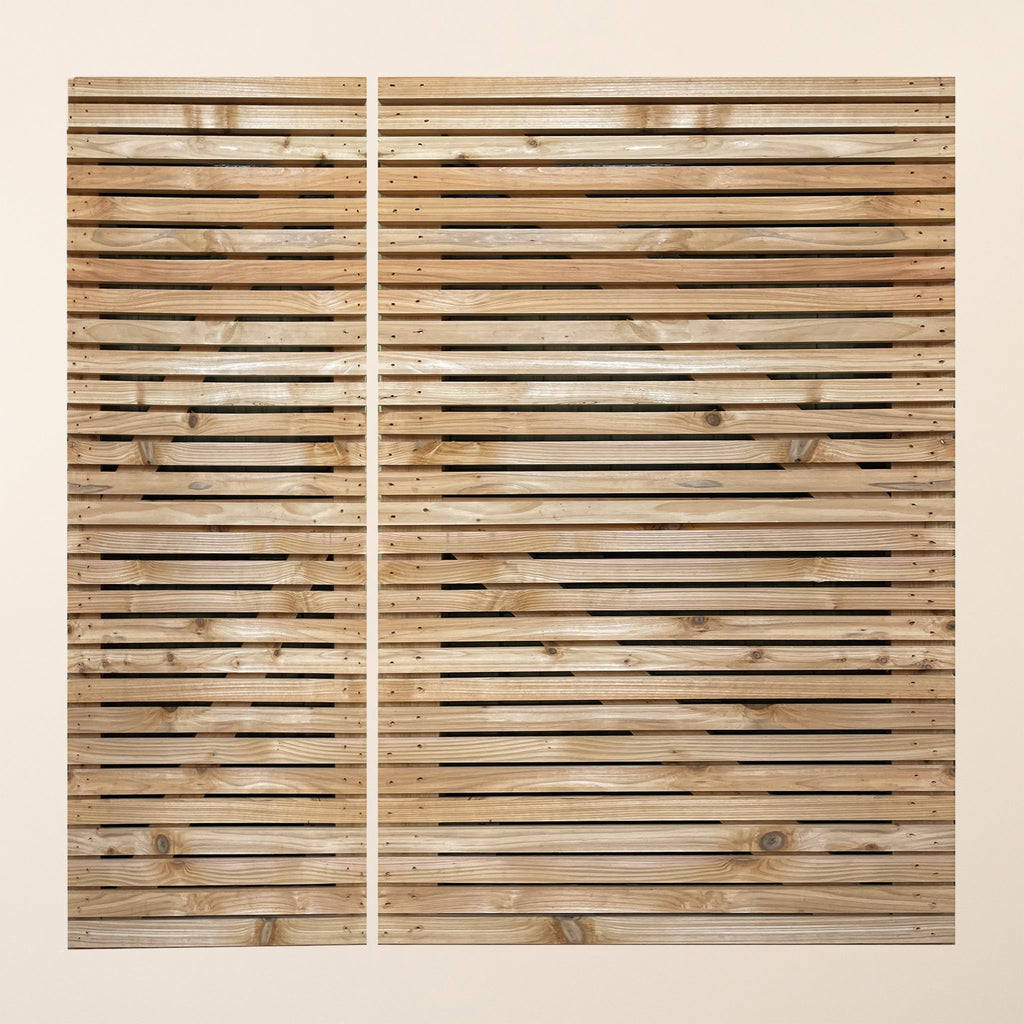 Cedar Slatted Gates 3/4 1/4