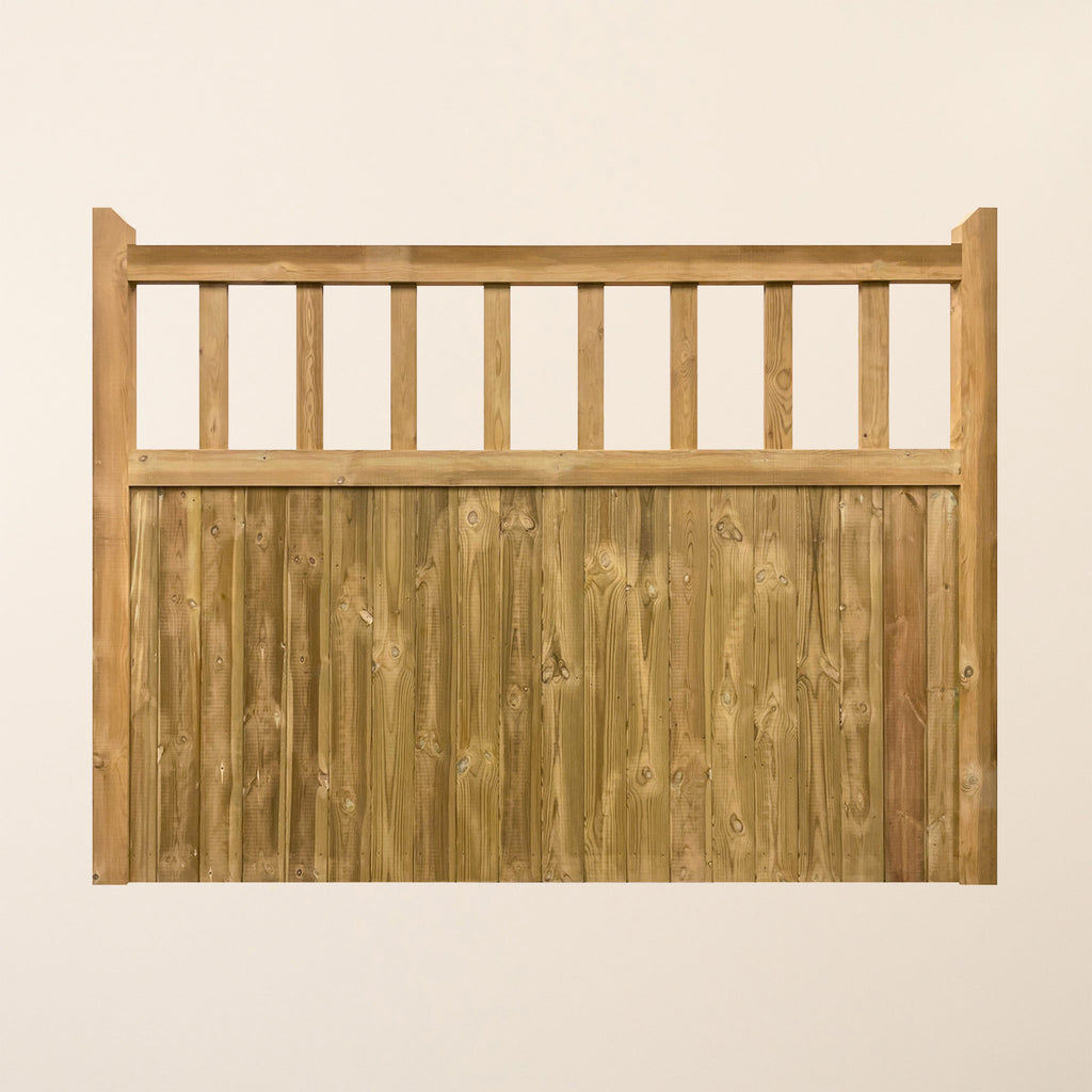 Cottage Mortise & Tenon Fence Panel