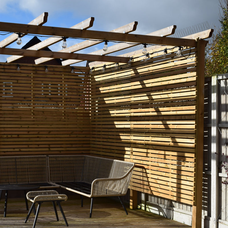 Treated PSE Slatted Panel - Horizontal