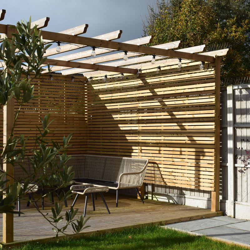 Treated PSE Slatted Panel - Horizontal