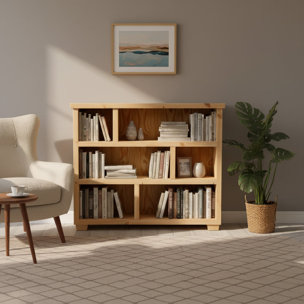 Bookshelf in living room 