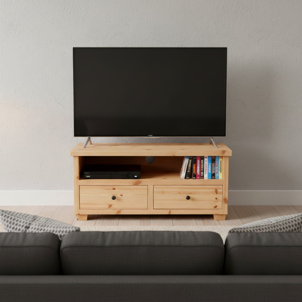 Croyde TV stand in a living room 