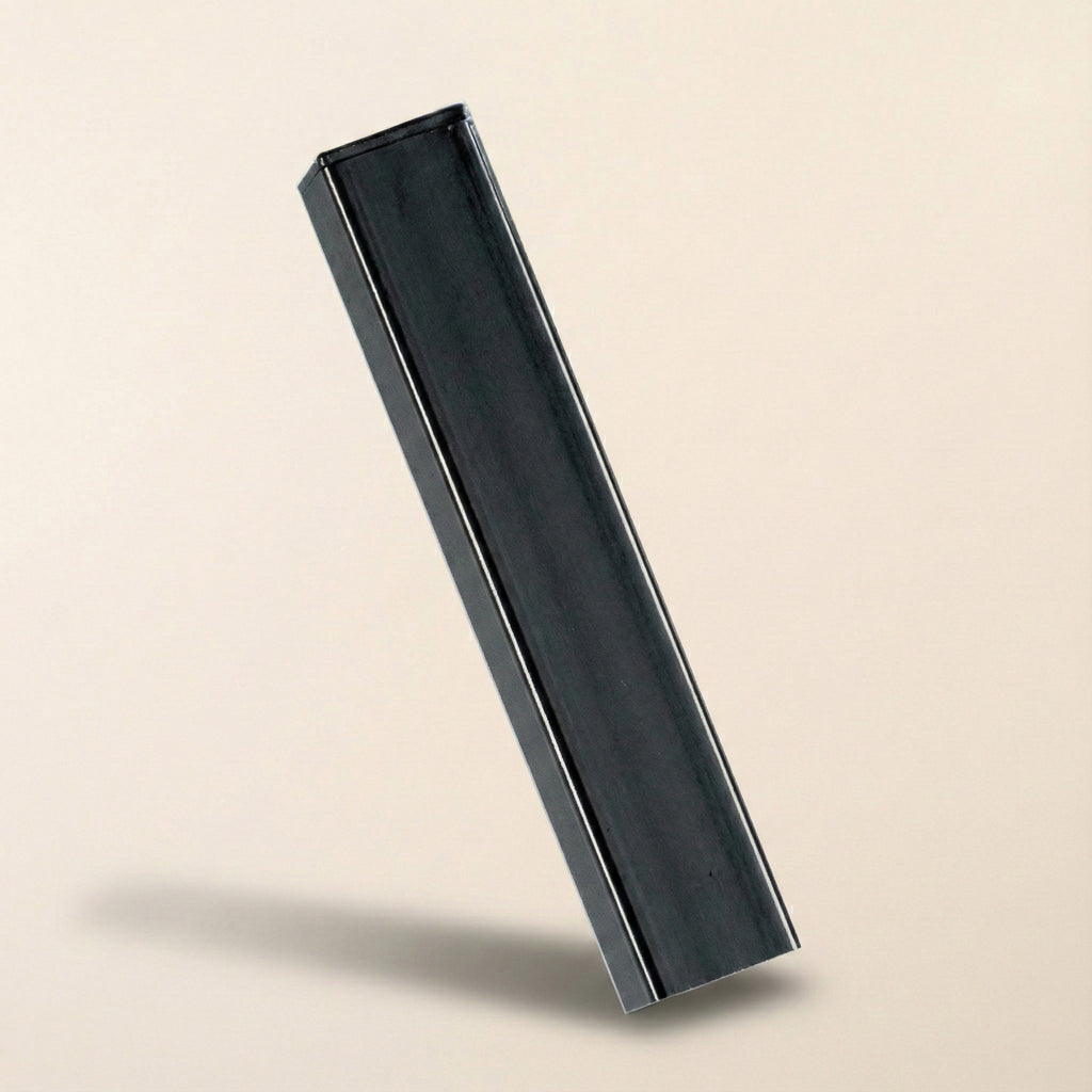 In ground flat top metal fence post - hinge side configuration for gate installation and fencing systems