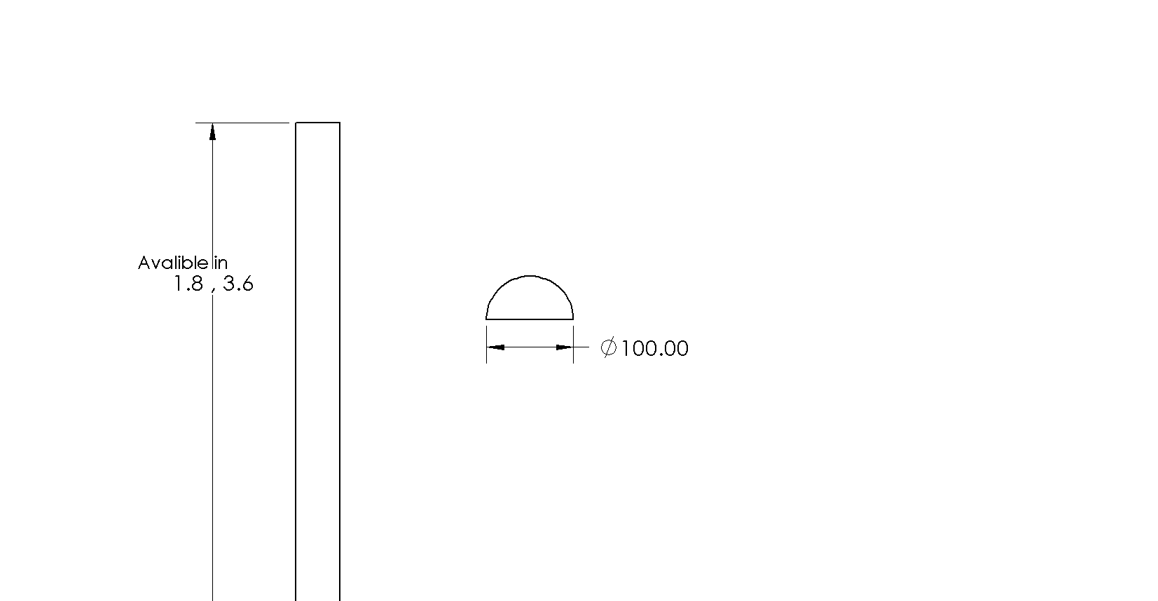 100mm Treated Half Round Rails| Ruby UK – Ruby Group