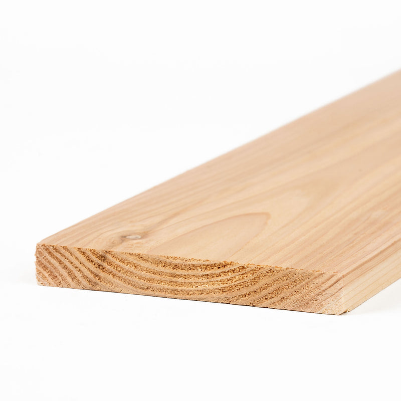 6" x 1" Board - Cedar Home-Grown - Planed