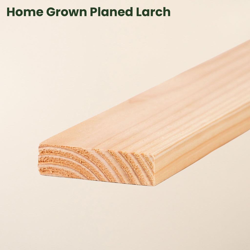 Free 15cm Sample - 3" x 1" Timber - homegrown planed larch 