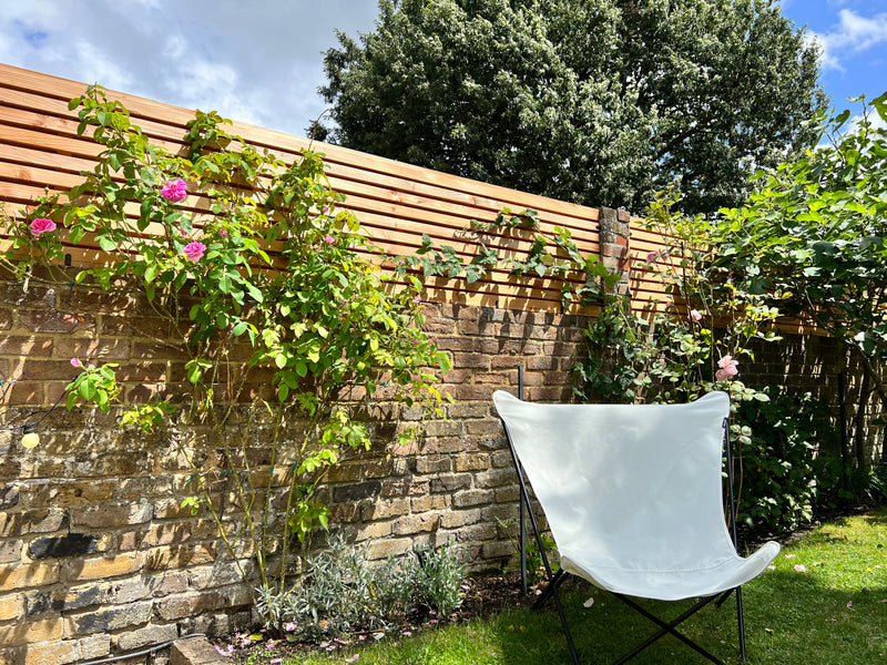 Cedar / Larch Slatted Fence Panels (Horizontal)