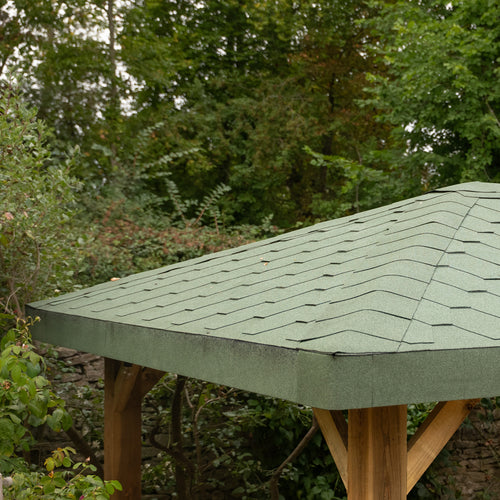 Premium Green Shingle Pergola Kit – A Natural Outdoor Statement