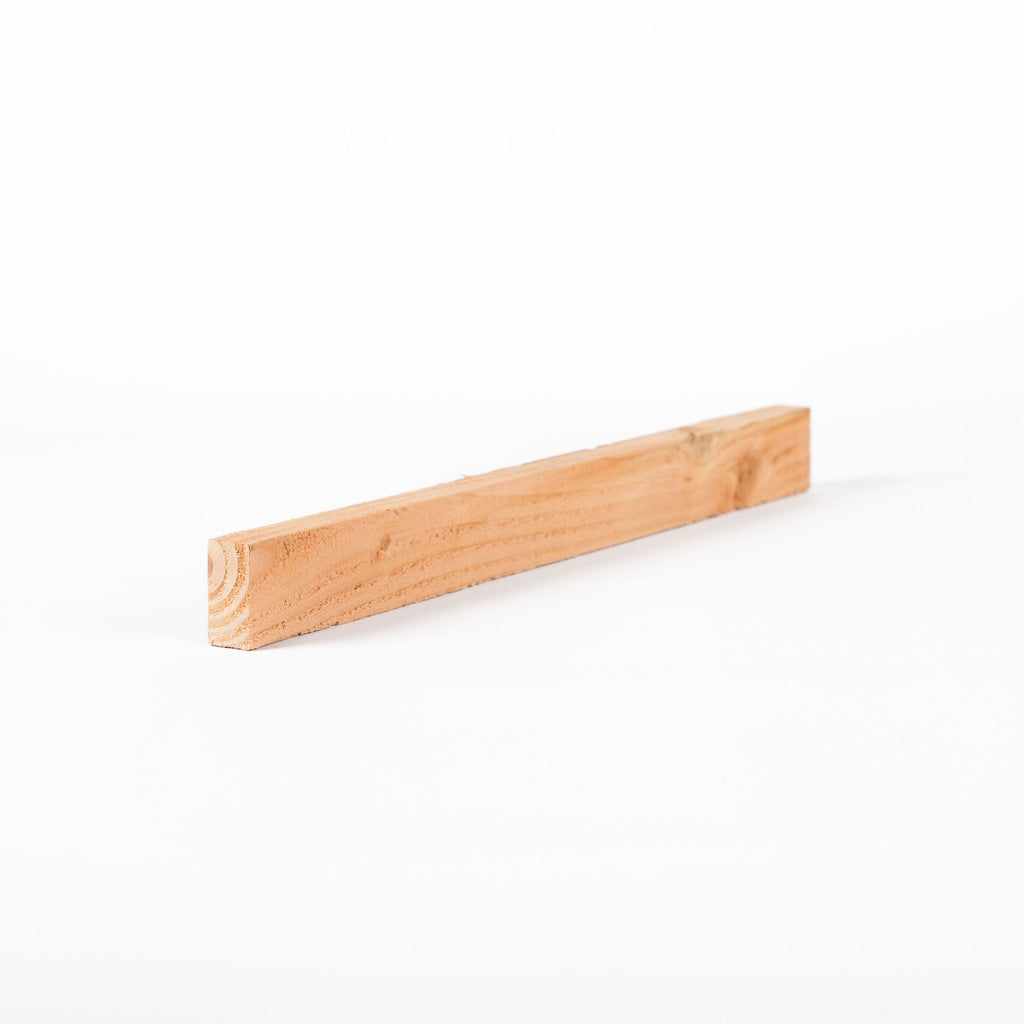 Homegrown Larch 2" X 1" stood vertically 