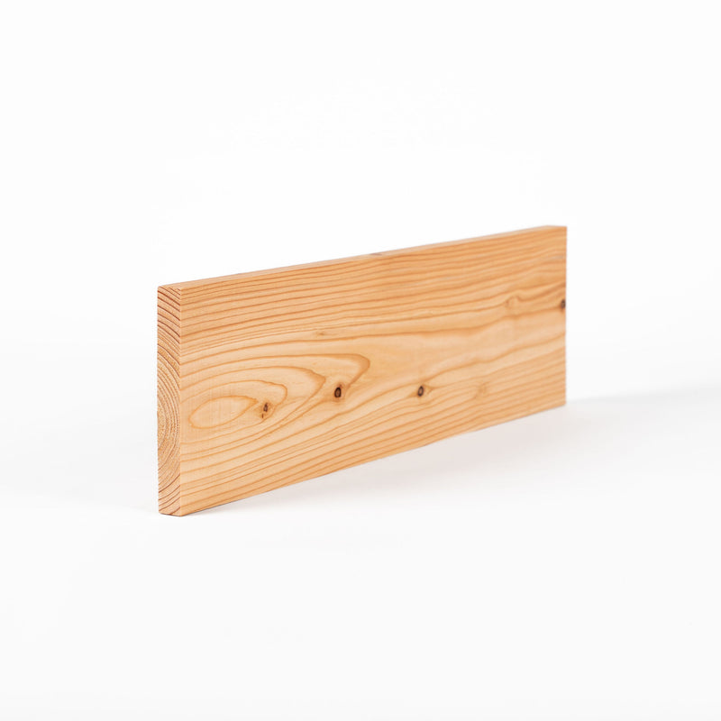 6" x 1" Boards - Larch Home-Grown - Planed