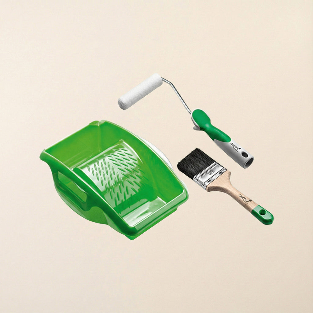 Osmo Brush and Roller Set - Professional application tools including brush and roller for applying Osmo wood treatments and finishes 