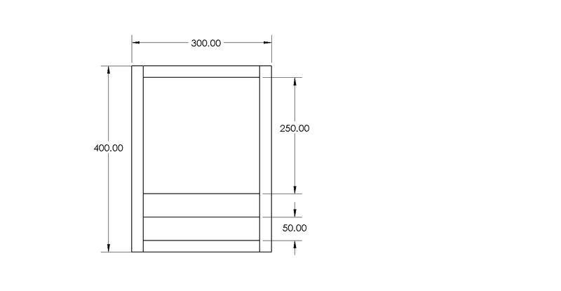 Photo Frame Holder drawing