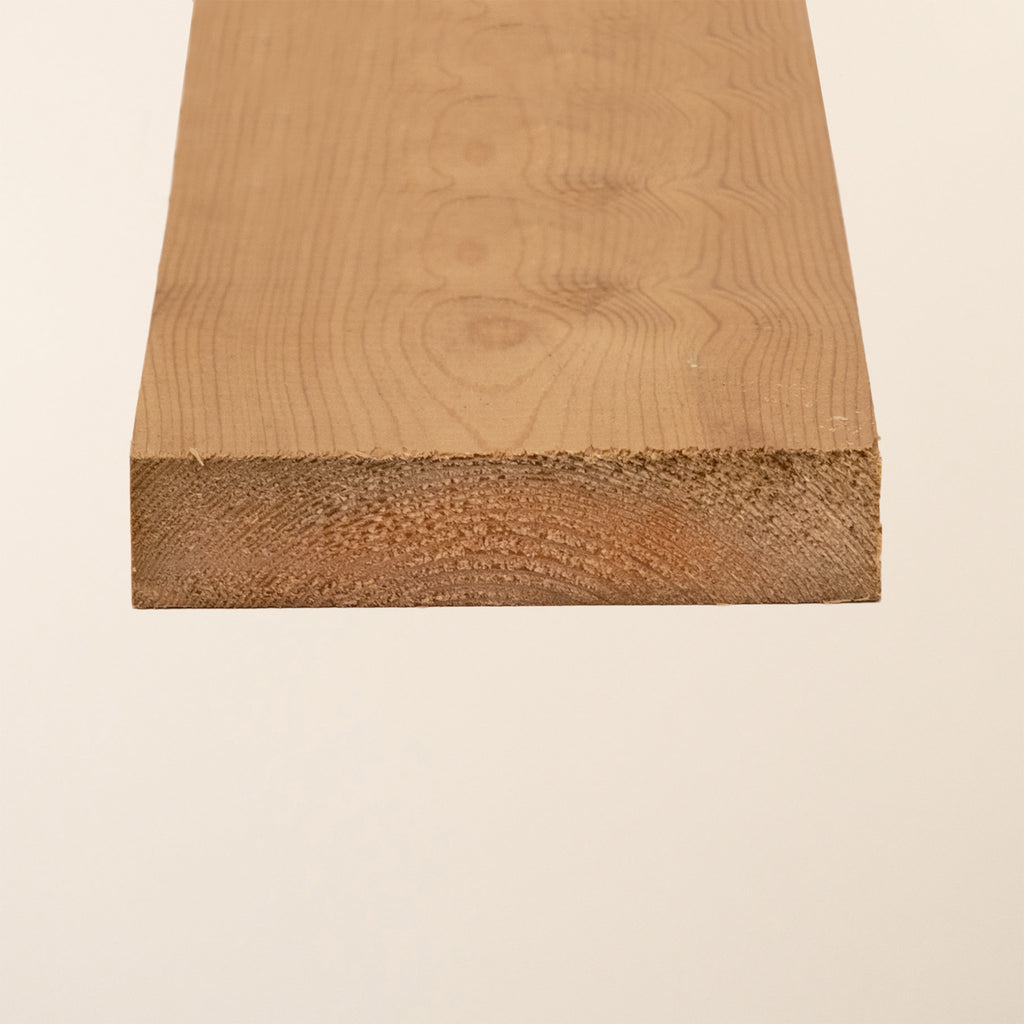 Front shot of 4" x 1"  Pressure Treated Timber
