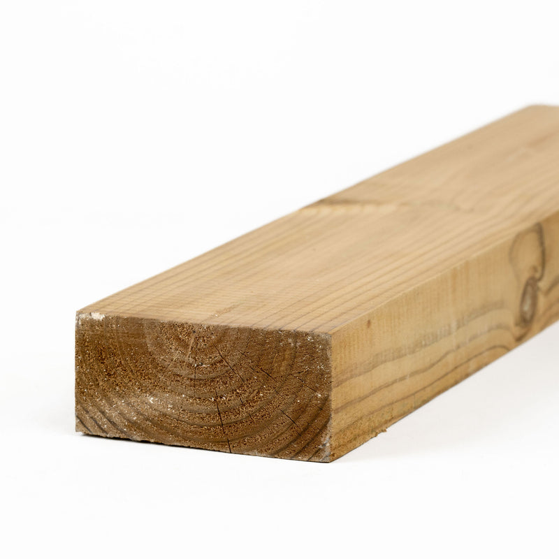 4" x 2" Treated Planed Square Edge