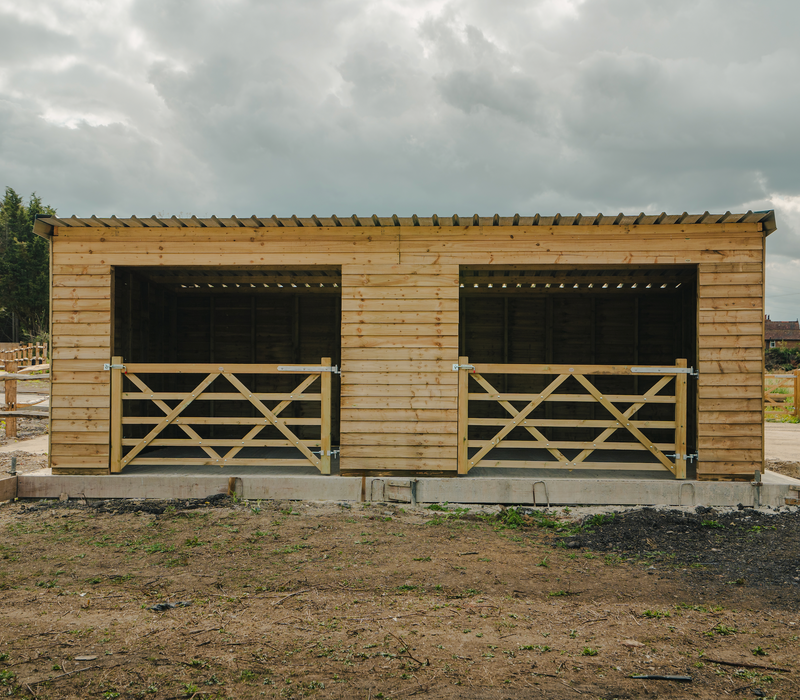 Field Shelter 3.8m Depth - Various Widths