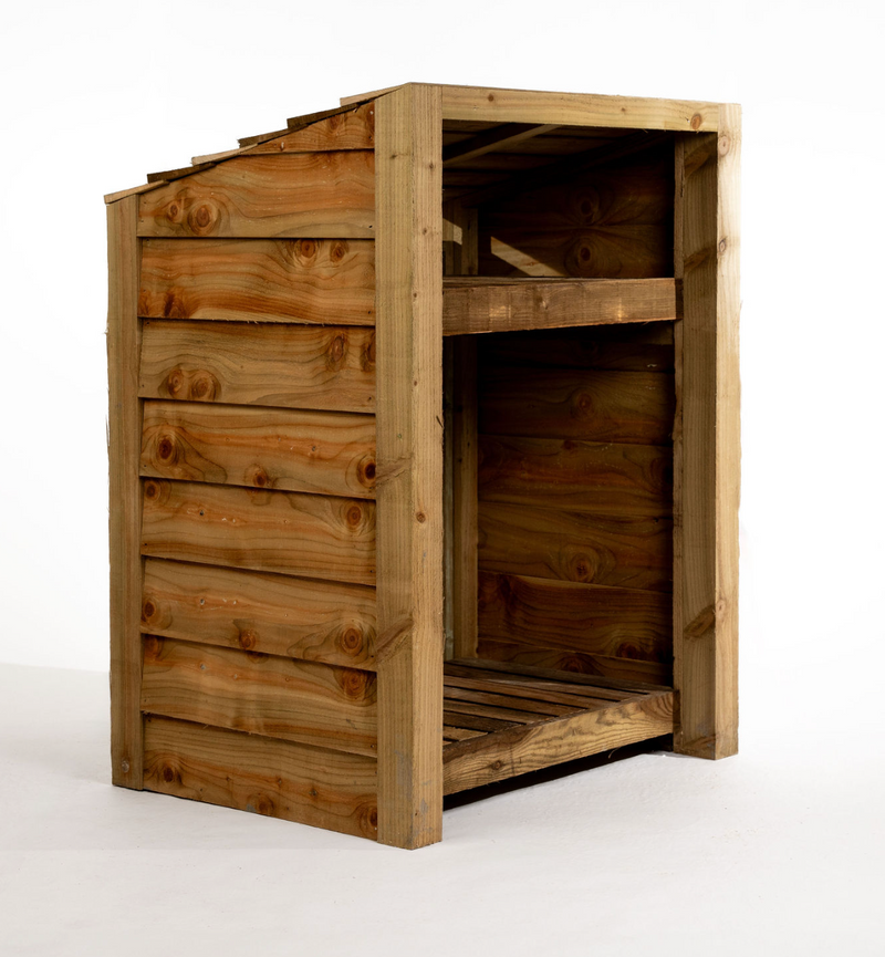 Featheredge Log Store - Arrives Fully Assembled