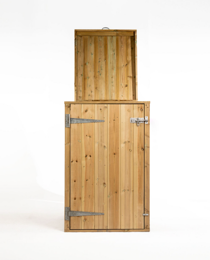 Timber Bin & Recycling Box Store - Fully Assembled