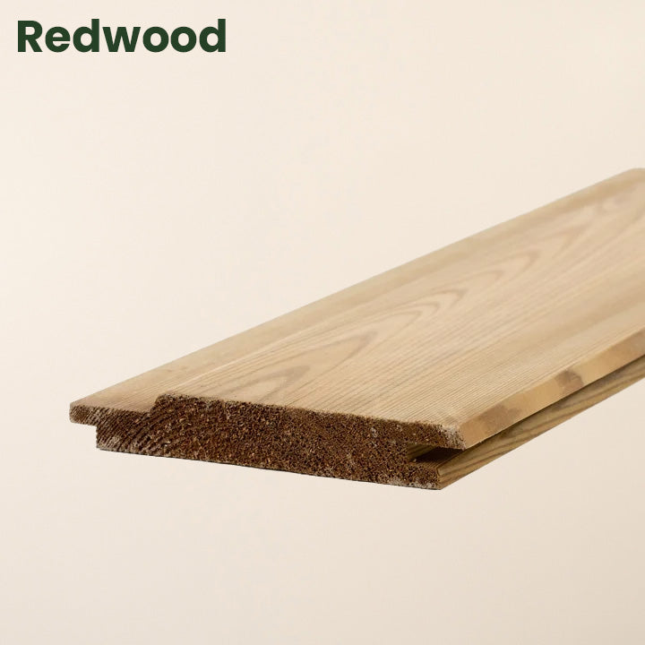 Free 15cm Sample - Shadow Gap Cladding - redwood 