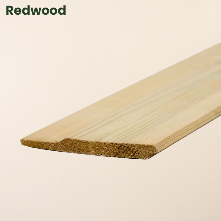 Free 15cm Sample - Shiplap Cladding - redwood 