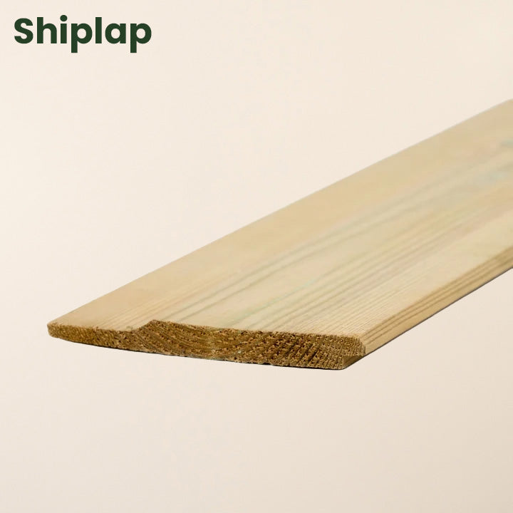 Free 15cm Sample - Redwood Cladding - shiplap 