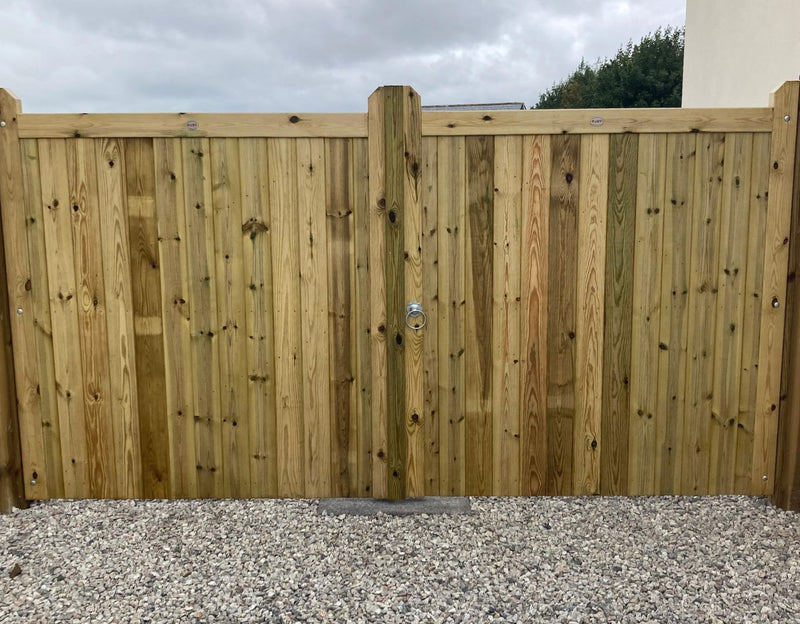 Highampton Mortise and Tenon T&G Entrance Gate (Pair)