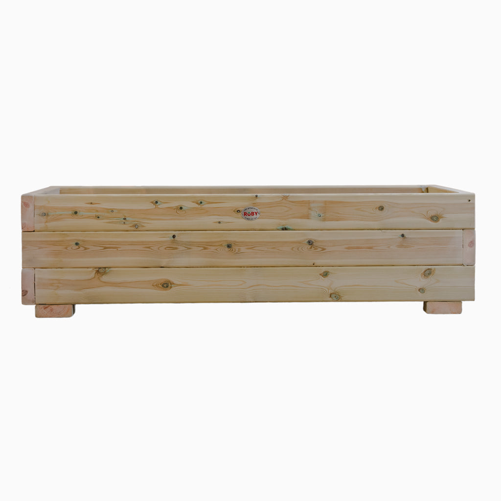 Premium Treated Redwood Overlap Planter