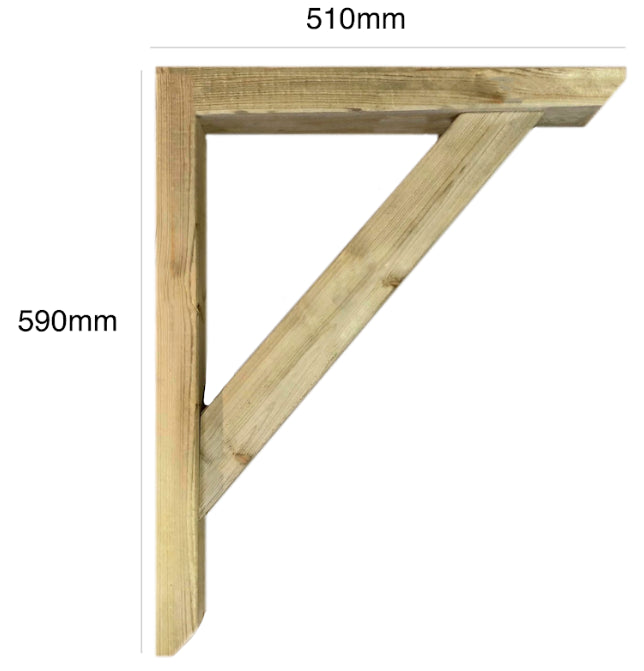 Treated Softwood Gallow Bracket