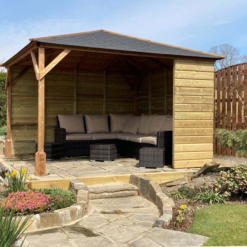 Shiplap Treated Redwood 150mm x 15mm