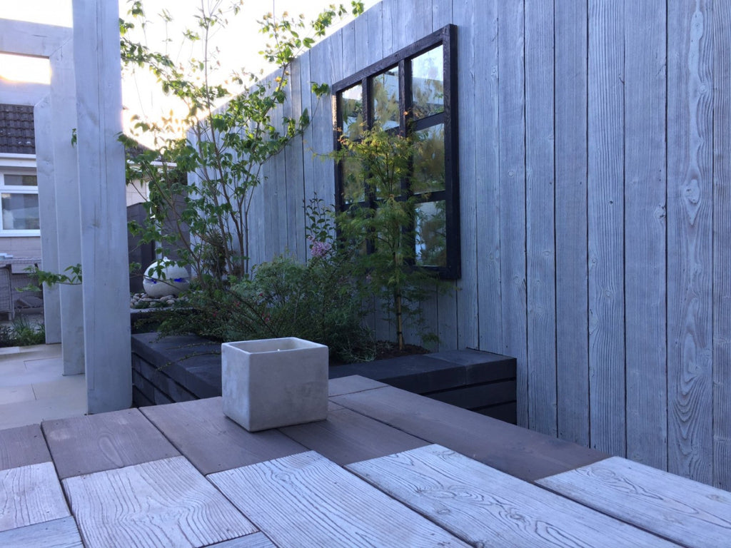 Contemporary Styled Garden Finished With IRO Charred Cladding