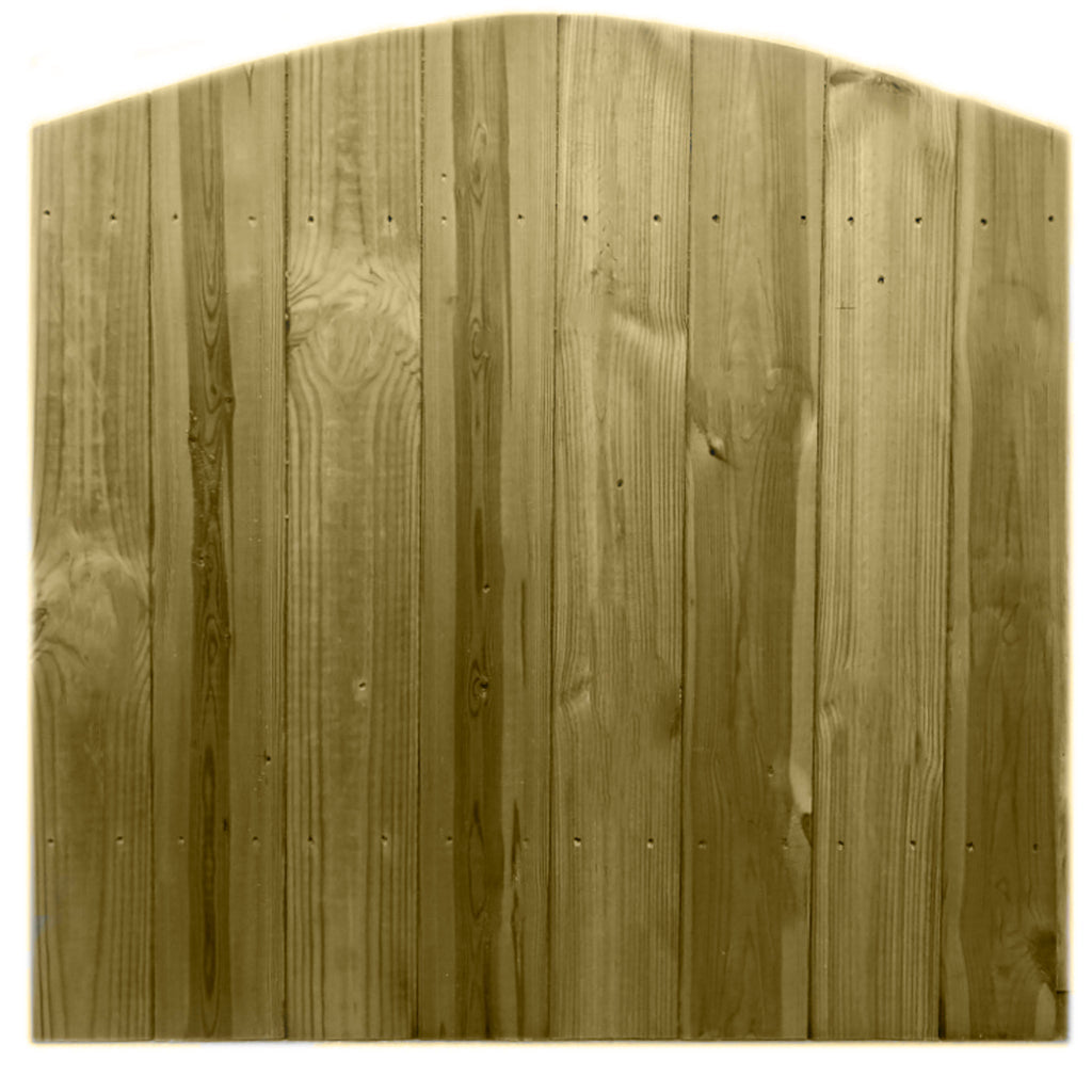 Tongue and Groove Curved Top timber Garden Gate