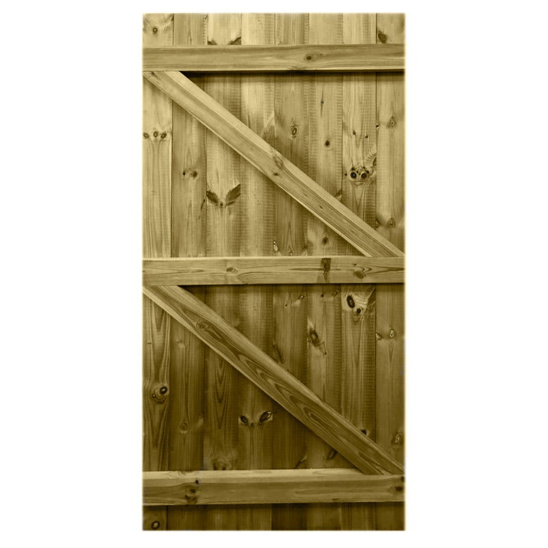 Handmade Tongue and Groove Pressure Treated timber Side Gate