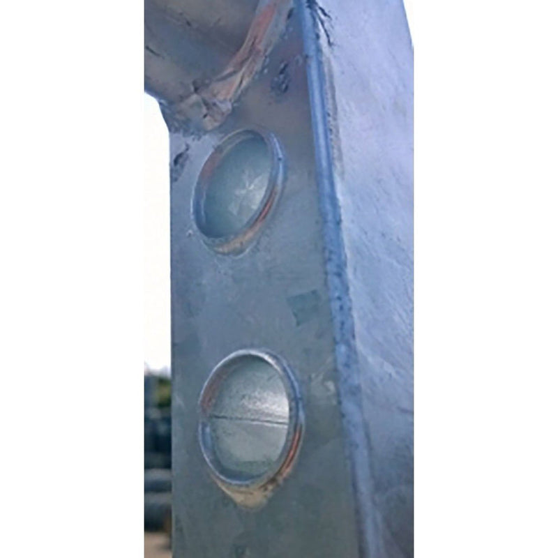7 Rail Galvanised Metal Field Gate - Ruby UK