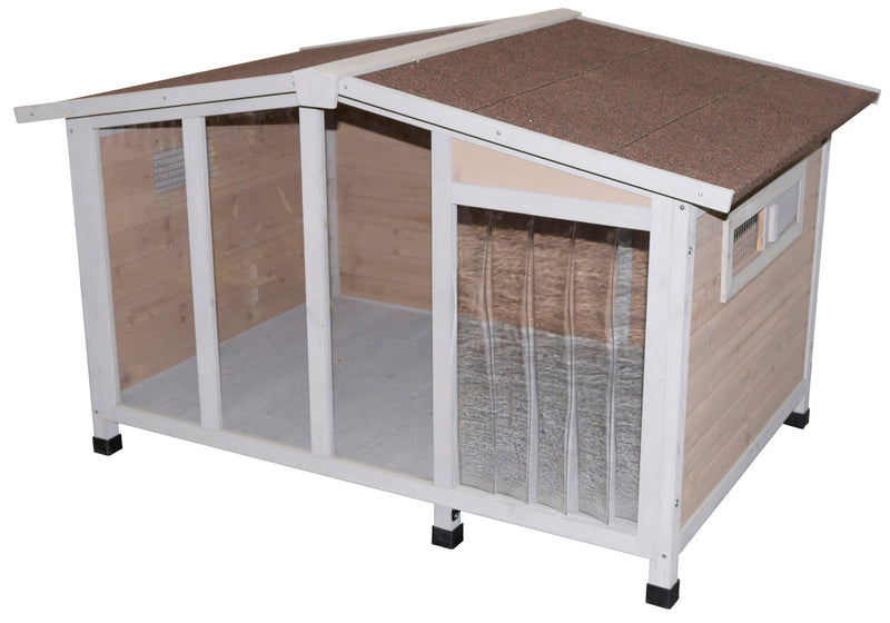Kerbl dog kennel with a glass front