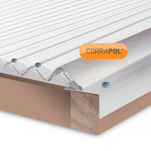 Corrapol Rock n Lock Gable Flashing