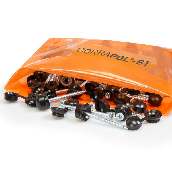 Corrapol-BT 60mm Screw Cap Fixings - NEW