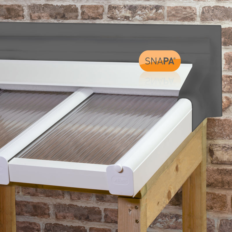 Snapa Top Wall Flashing White