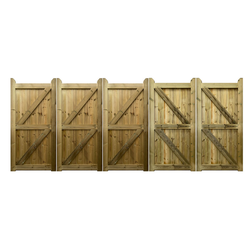 Highampton gates Bifold 5 Leaf