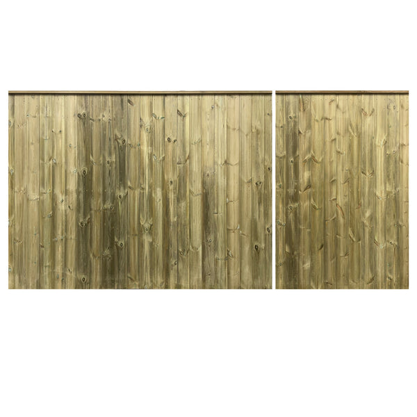 Clovelly Mortice & Tenon 3/4 Split T&G Entrance Gate (Pair)