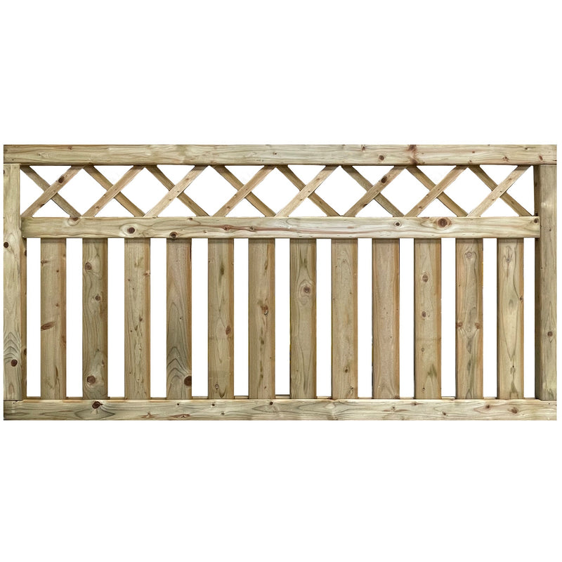 Cross Top Fence Panel