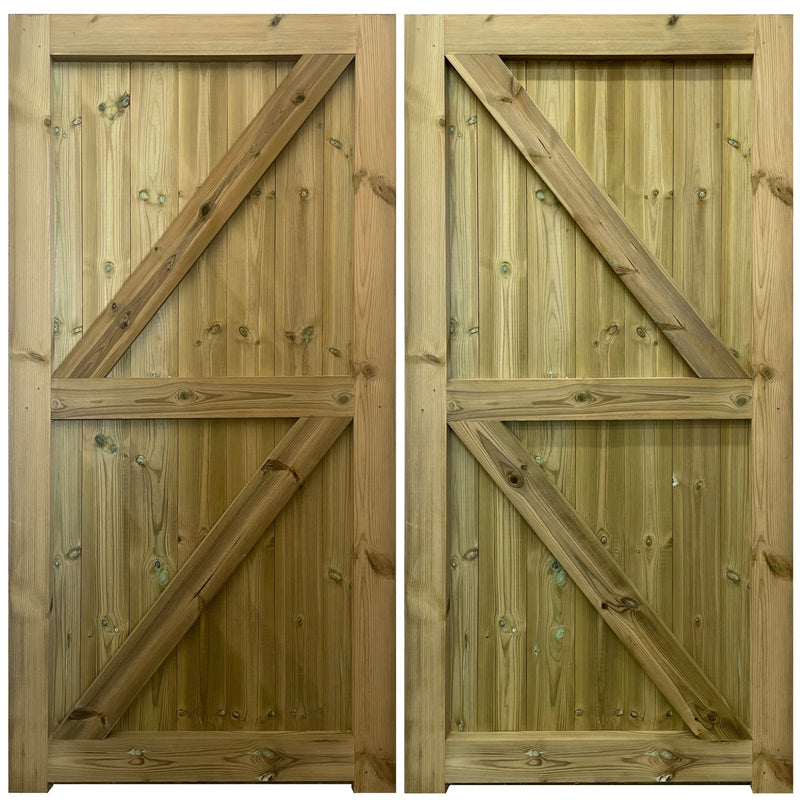 Croyde Mortise & Tenon T&G Entrance Gate (Pair)